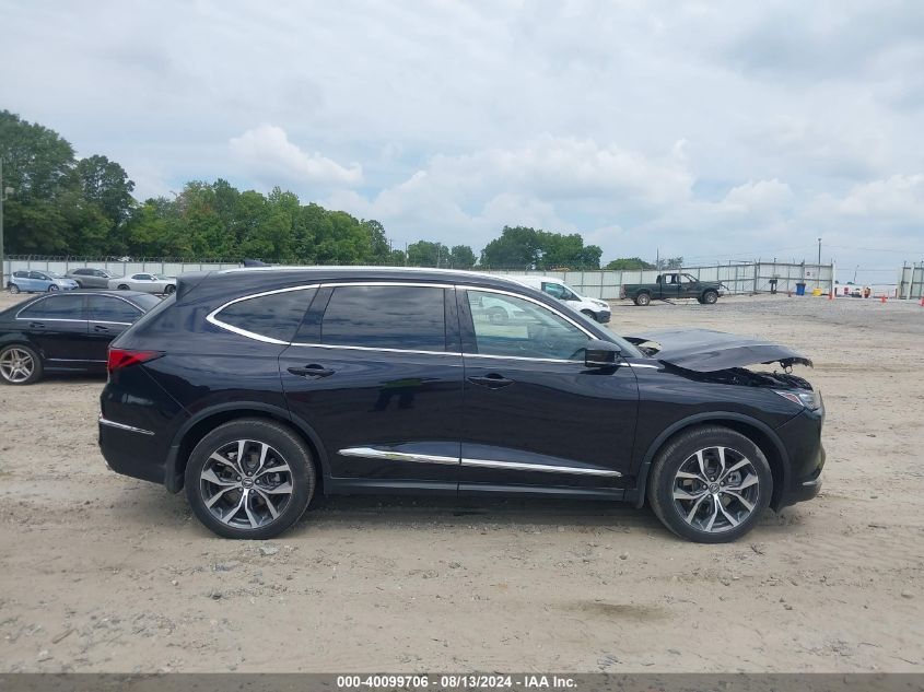 2022 Acura Mdx Technology VIN: 5J8YE1H40NL005529 Lot: 40099706