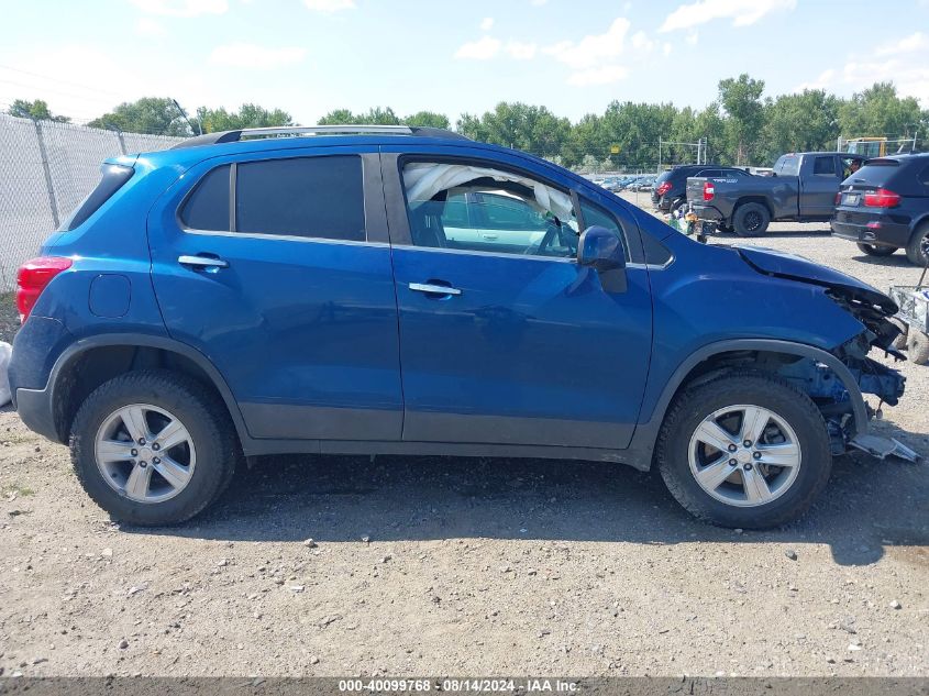 2019 Chevrolet Trax Lt VIN: 3GNCJPSB3KL217380 Lot: 40099768