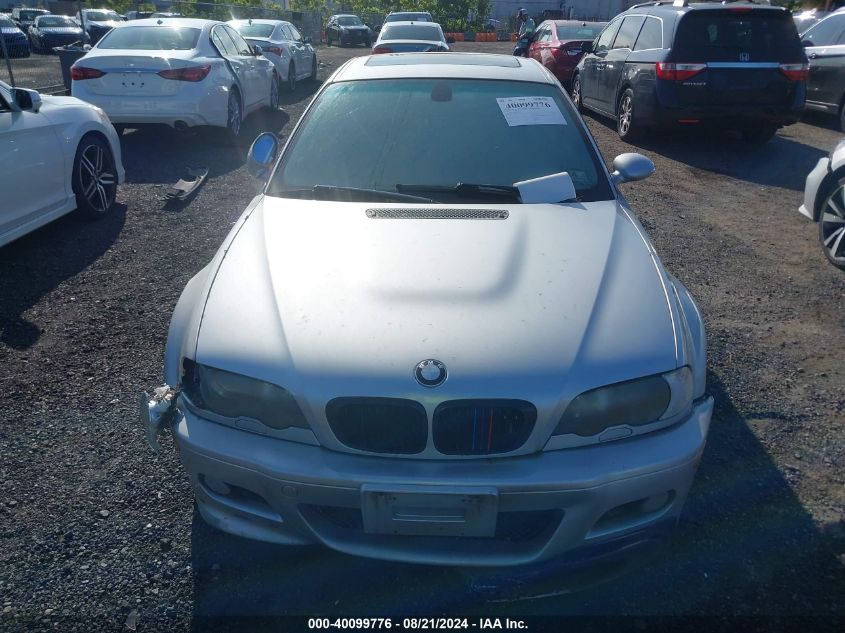 2001 BMW M3 Ci VIN: WBSBL934X1JR11069 Lot: 40099776