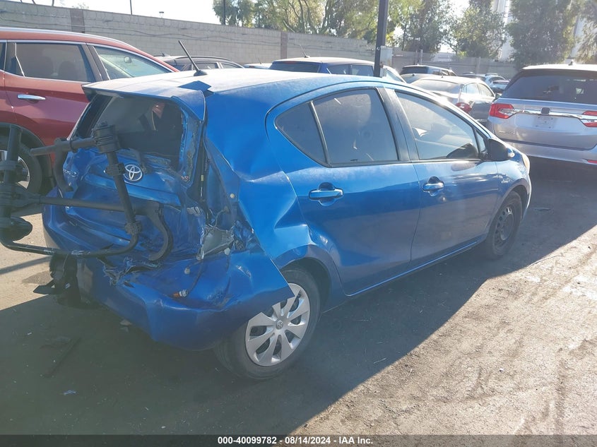 2014 Toyota Prius C One VIN: JTDKDTB35E1572530 Lot: 40099782