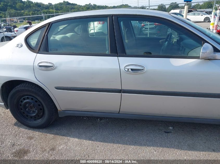 2001 Chevrolet Impala VIN: 2G1WF52E919236046 Lot: 40099820