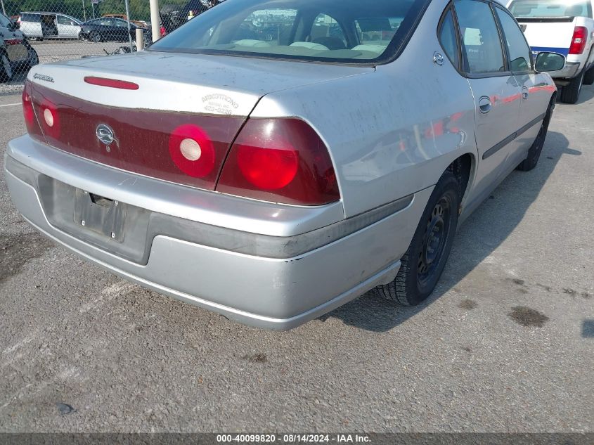 2001 Chevrolet Impala VIN: 2G1WF52E919236046 Lot: 40099820