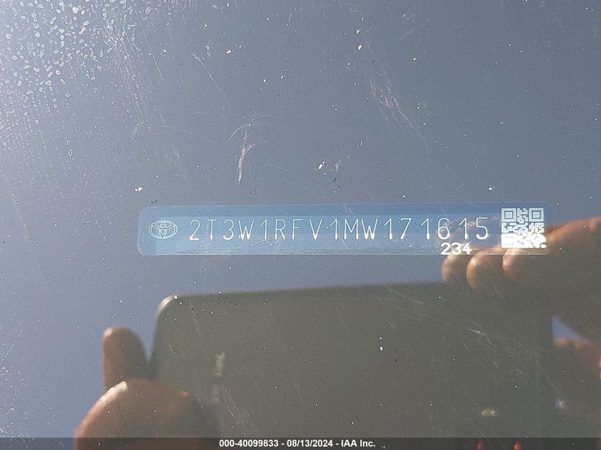 2021 TOYOTA RAV4 XLE - 2T3W1RFV1MW171615