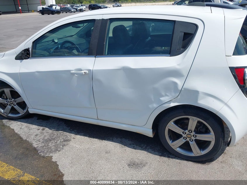 2015 Chevrolet Sonic Rs Manual VIN: 1G1JH6SB4F4103933 Lot: 40099834