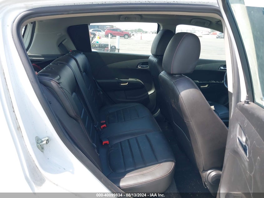 2015 Chevrolet Sonic Rs Manual VIN: 1G1JH6SB4F4103933 Lot: 40099834