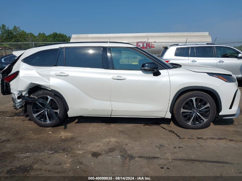 2021 Toyota Highlander Xse VIN: 5TDLZRAH7MS042034 Lot: 40099835