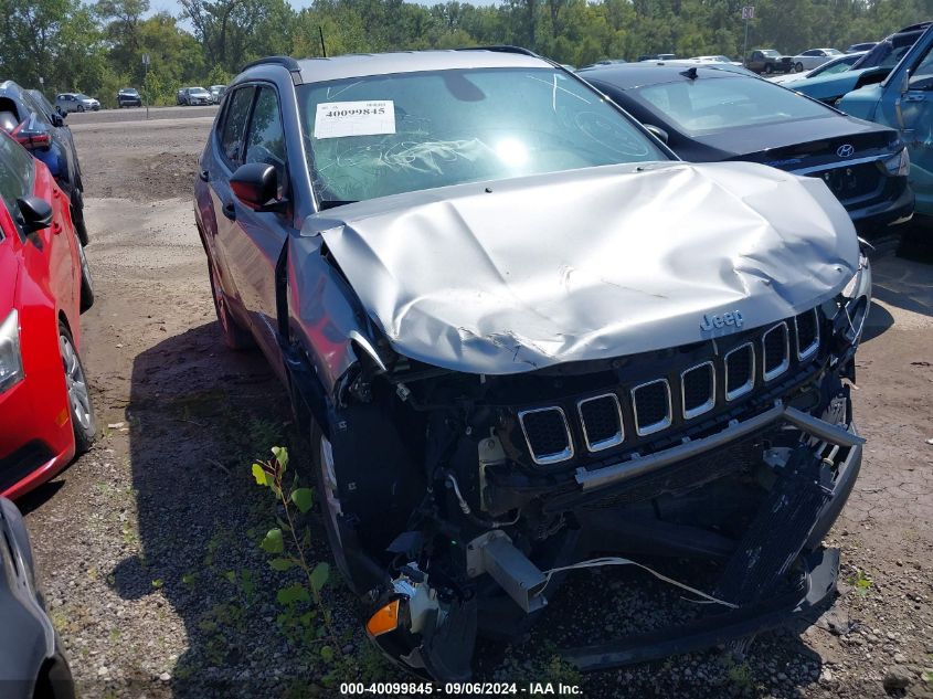 2018 Jeep Compass Sport 4X4 VIN: 3C4NJDABXJT189836 Lot: 40099845