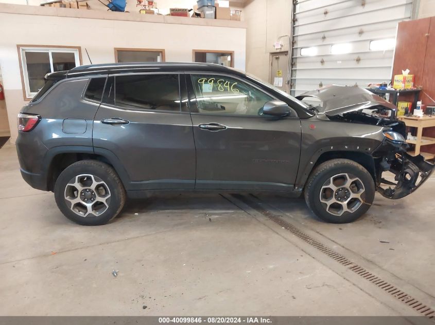 2022 Jeep Compass Trailhawk VIN: 3C4NJDDB8NT131371 Lot: 40099846