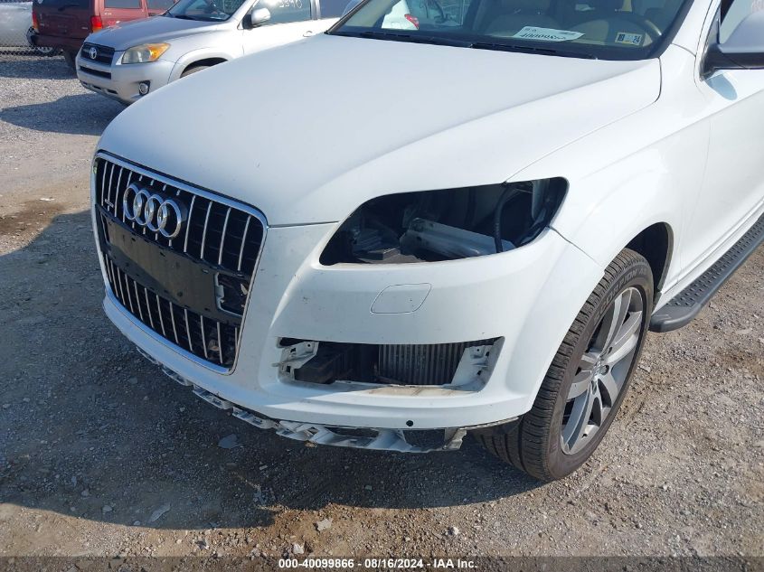 2013 Audi Q7 3.0 Tdi Premium VIN: WA1VMBFEXDD007703 Lot: 40099866