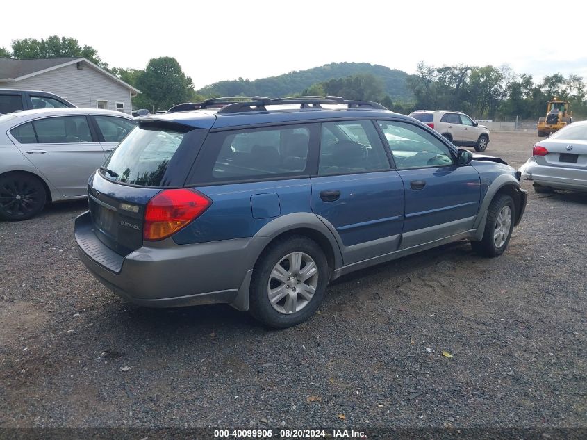 2005 Subaru Legacy Outback 2.5I VIN: 4S4BP61C757352857 Lot: 40099905