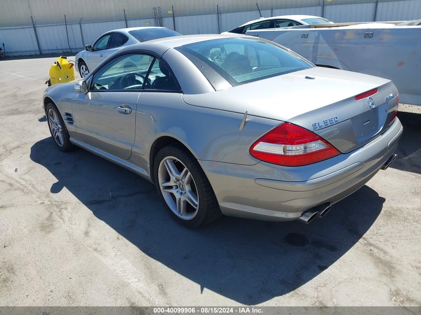 2007 Mercedes-Benz Sl 550 550 VIN: WDBSK71F17F130261 Lot: 40099906
