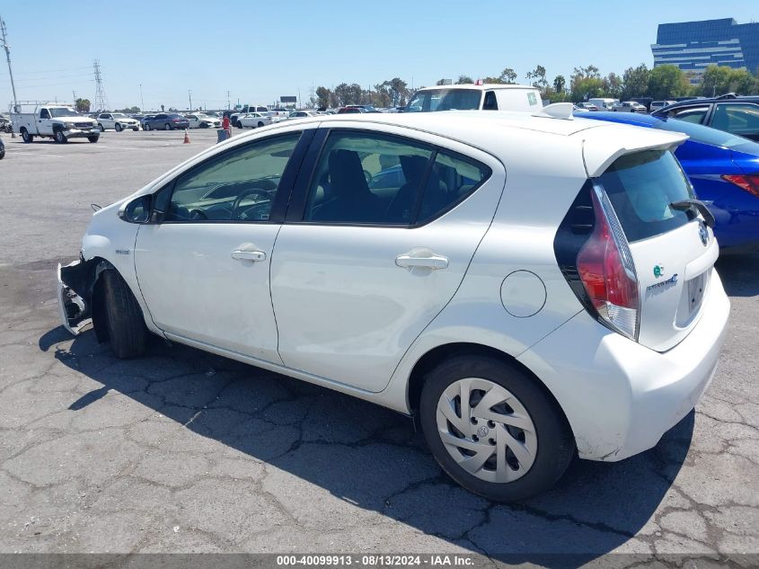 2016 Toyota Prius C One VIN: JTDKDTB38G1589292 Lot: 40099913