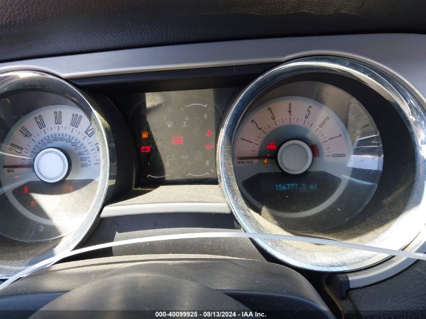 2012 Ford Mustang V6 Premium VIN: 1ZVBP8AM3C5270350 Lot: 40099925