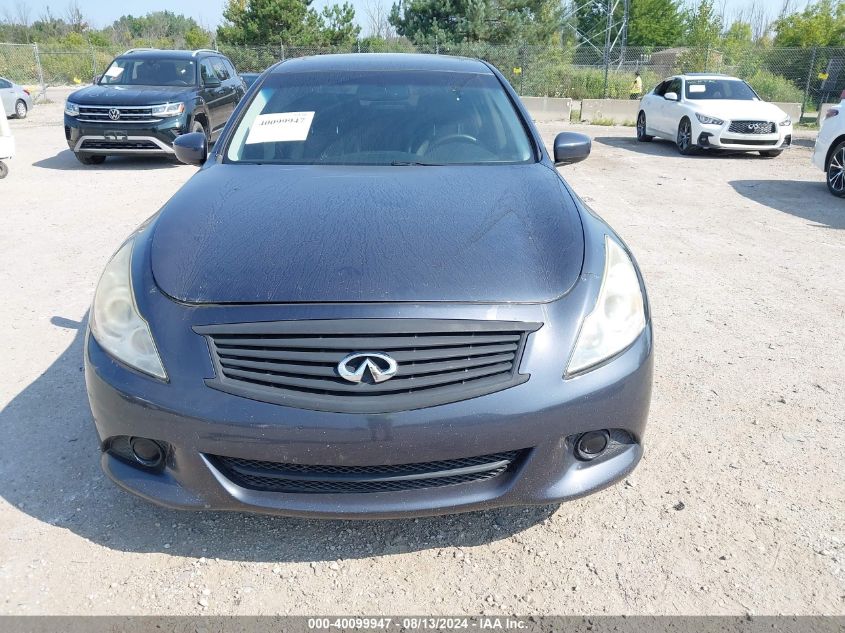 2013 Infiniti G37X VIN: JN1CV6ARXDM759058 Lot: 40099947