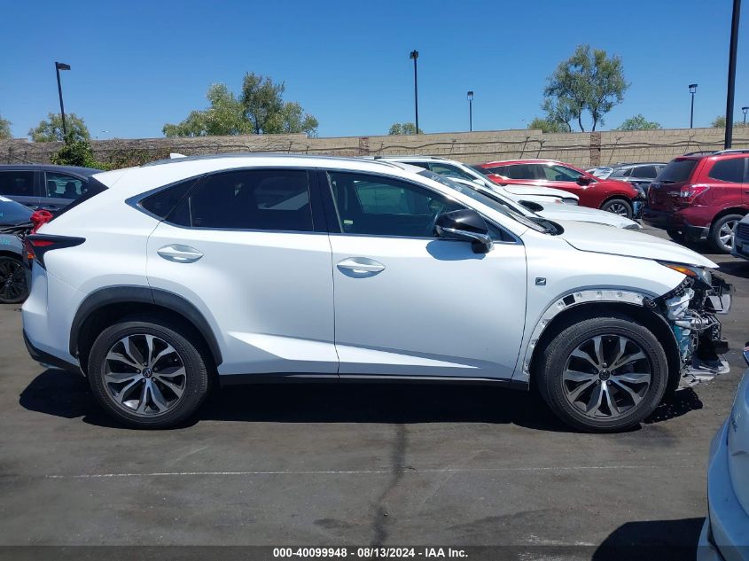 2017 Lexus Nx 200T F Sport VIN: JTJYARBZ0H2057232 Lot: 40099948