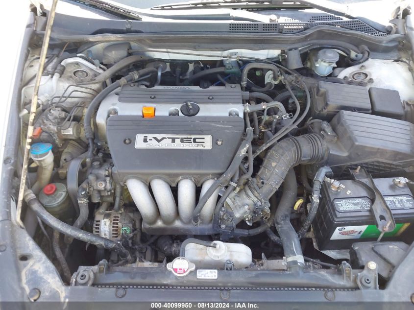 2004 Honda Accord 2.4 Lx VIN: 1HGCM56324A129150 Lot: 40099950