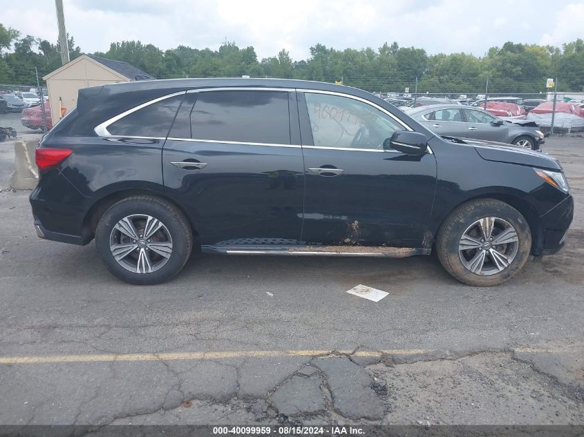 5J8YD4H31KL021729 2019 Acura Mdx Standard