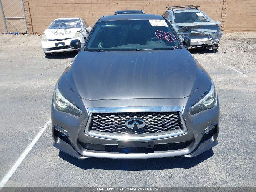 2019 Infiniti Q50 3.0T Red Sport 400 VIN: JN1FV7APXKM760550 Lot: 40099961