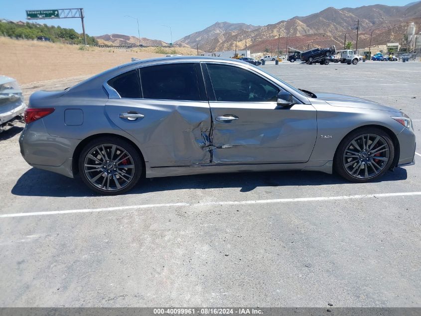 2019 Infiniti Q50 3.0T Red Sport 400 VIN: JN1FV7APXKM760550 Lot: 40099961