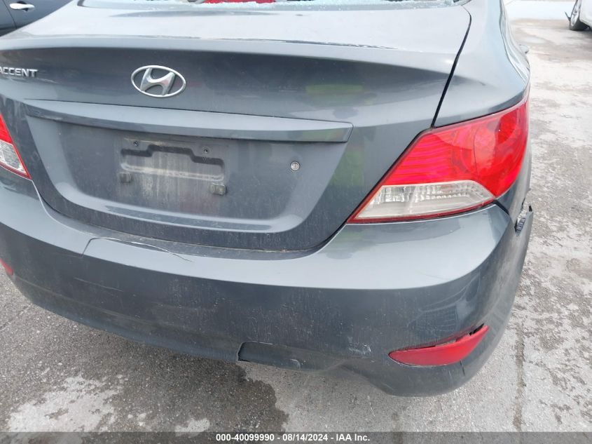 2012 Hyundai Accent Gls VIN: KMHCU4AE1CU135080 Lot: 40099990