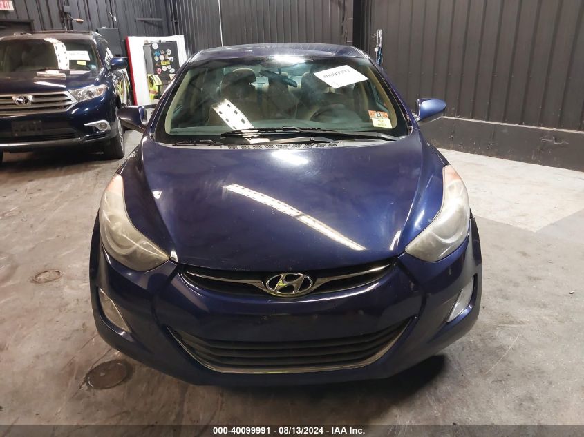 2013 Hyundai Elantra Gls VIN: 5NPDH4AE9DH371498 Lot: 40099991