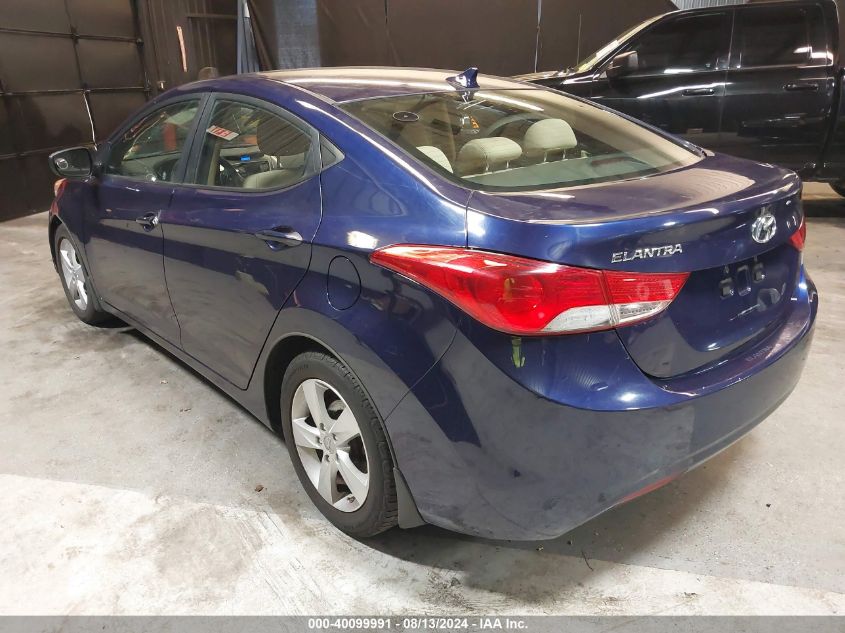 2013 Hyundai Elantra Gls VIN: 5NPDH4AE9DH371498 Lot: 40099991