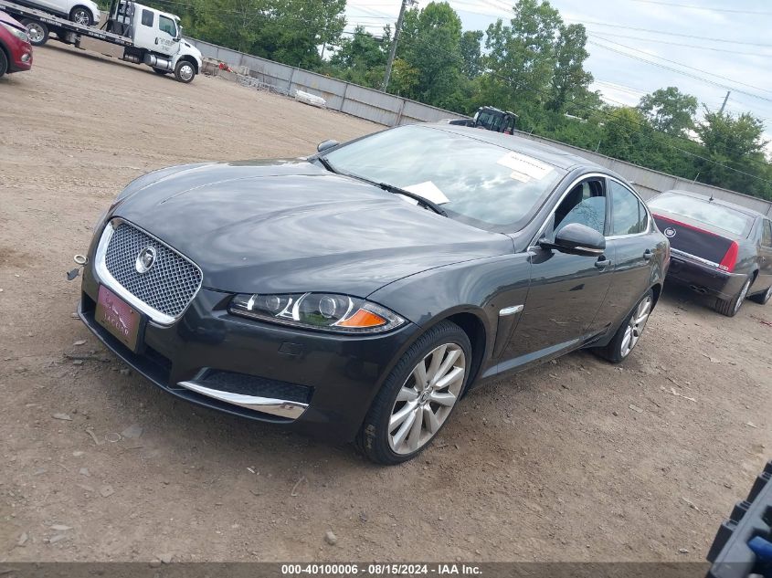 VIN SAJWJ0EF0D8S83643 2013 Jaguar XF, V6 Sc no.2