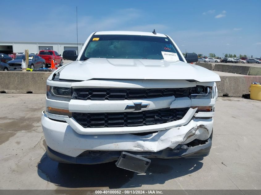 2018 Chevrolet Silverado 1500 Custom VIN: 3GCPCPEH7JG434653 Lot: 40100052