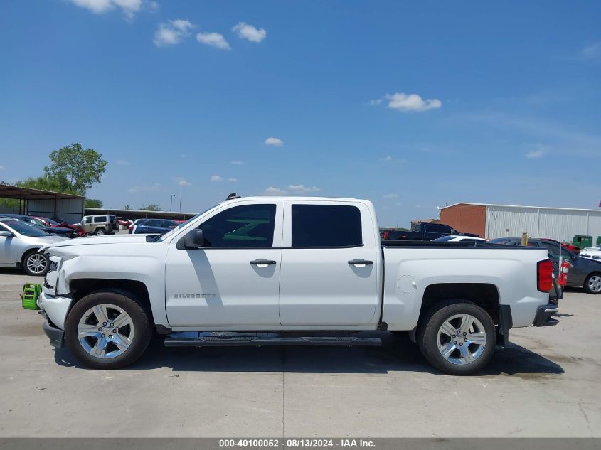 2018 Chevrolet Silverado 1500 Custom VIN: 3GCPCPEH7JG434653 Lot: 40100052