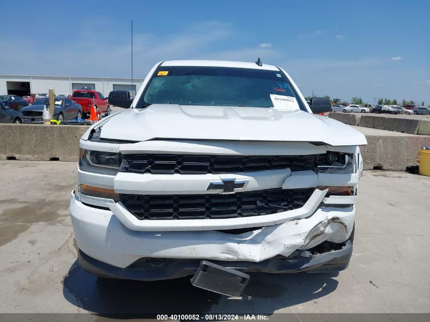 2018 Chevrolet Silverado 1500 Custom VIN: 3GCPCPEH7JG434653 Lot: 40100052