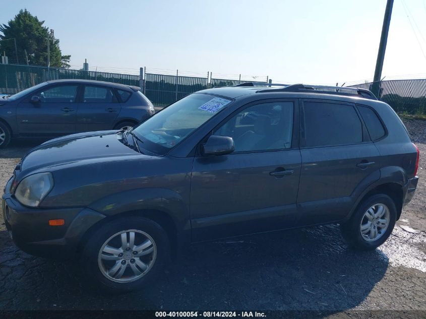 2007 Hyundai Tucson Limited/Se VIN: KM8JN12D97U575949 Lot: 40100054