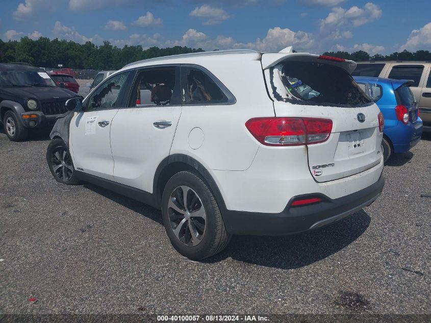 2017 KIA SORENTO 3.3L EX - 5XYPHDA5XHG260937