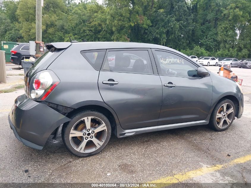 2009 Pontiac Vibe Gt VIN: 5Y2SR670X9Z449296 Lot: 40100064