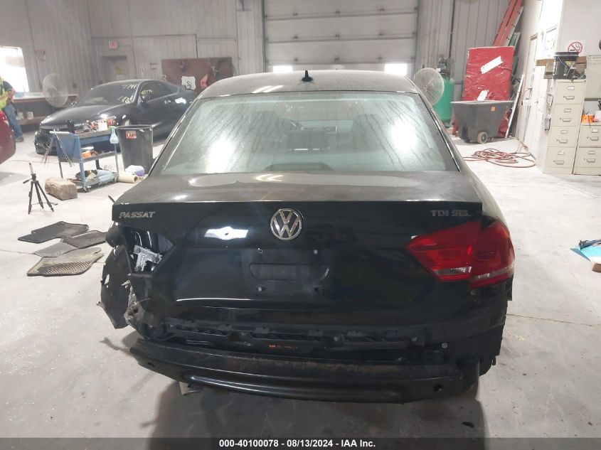 1VWCN7A39DC067181 2013 Volkswagen Passat 2.0L Tdi Sel Premium