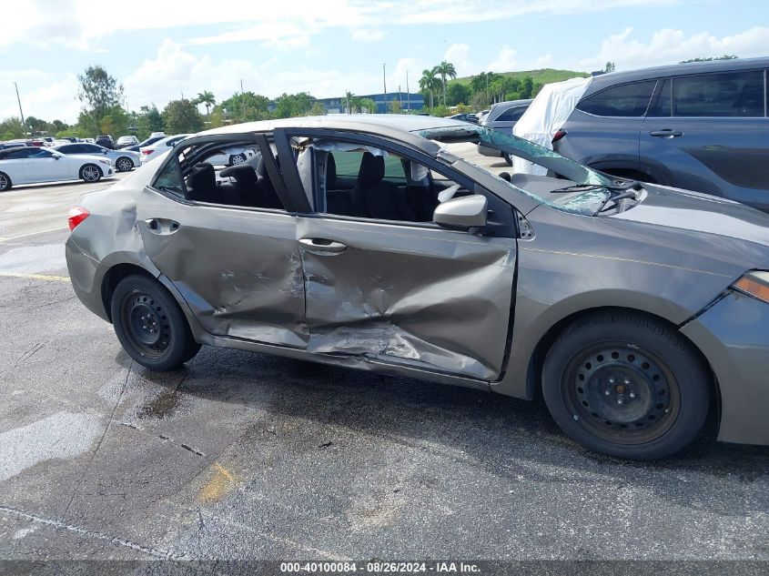 2017 Toyota Corolla Le VIN: 2T1BURHE2HC836198 Lot: 40100084