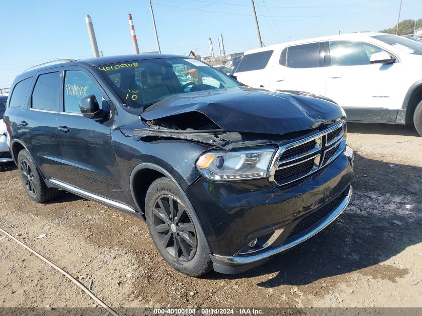 2016 Dodge Durango Limited VIN: 1C4RDJDG2GC374725 Lot: 40100108