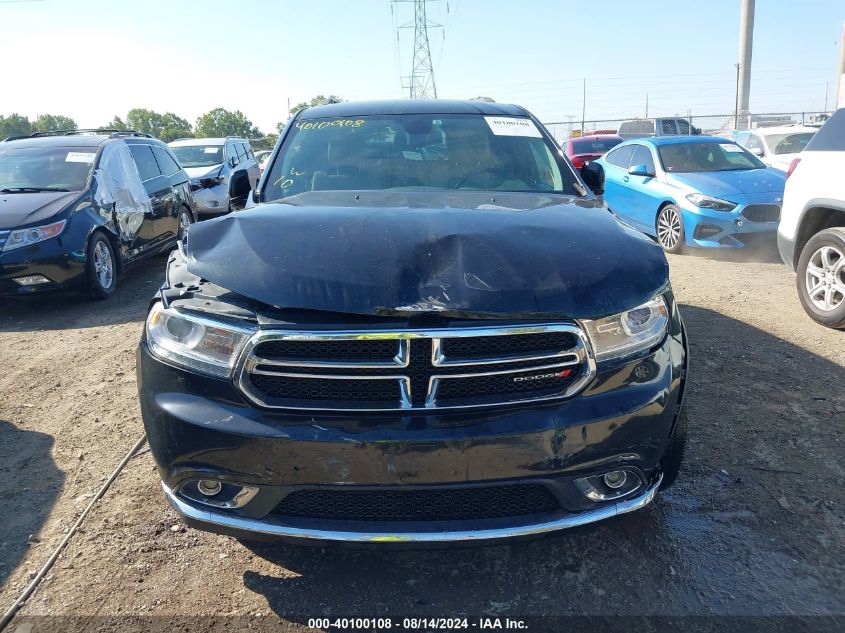 2016 Dodge Durango Limited VIN: 1C4RDJDG2GC374725 Lot: 40100108