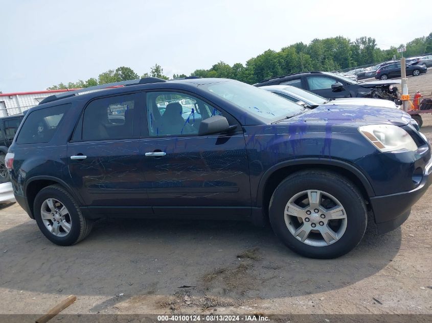 2011 GMC Acadia Sle VIN: 1GKKVPED3BJ317951 Lot: 40100124