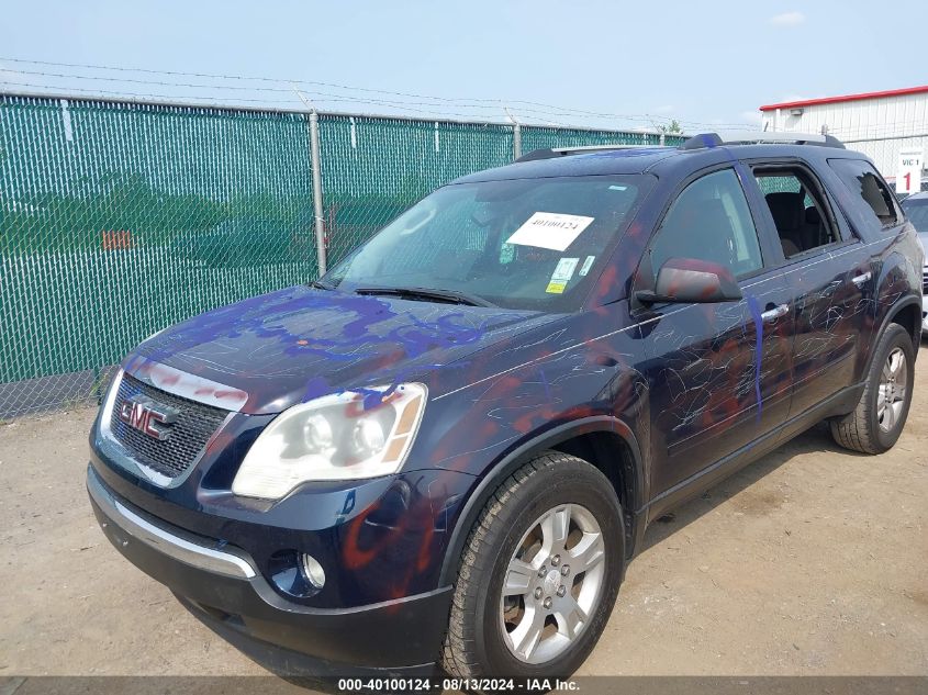 2011 GMC Acadia Sle VIN: 1GKKVPED3BJ317951 Lot: 40100124