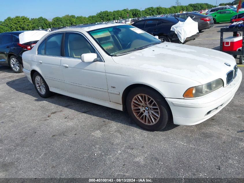 2003 BMW 530Ia VIN: WBADT63423CK41262 Lot: 40100143