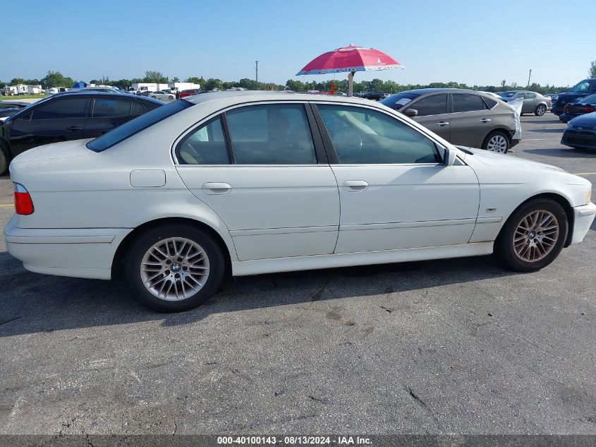 2003 BMW 530Ia VIN: WBADT63423CK41262 Lot: 40100143