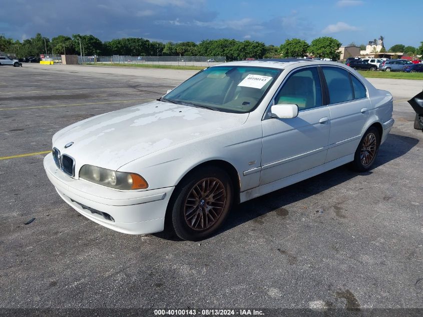 2003 BMW 530Ia VIN: WBADT63423CK41262 Lot: 40100143