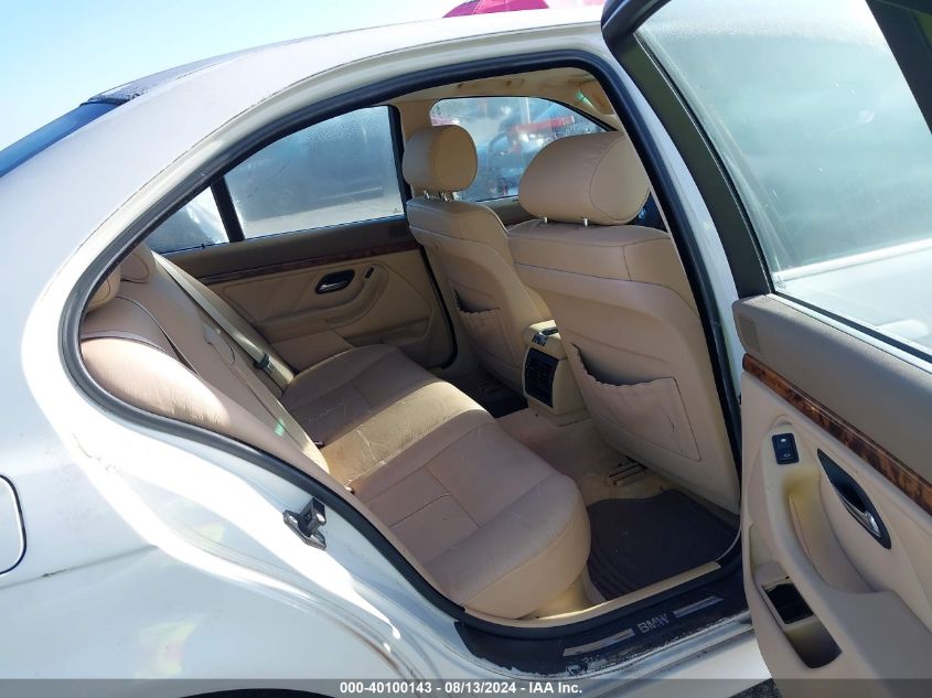 2003 BMW 530Ia VIN: WBADT63423CK41262 Lot: 40100143