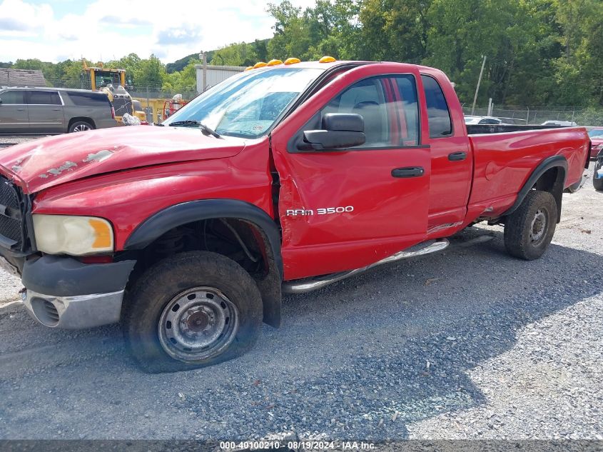 2003 Dodge Ram 3500 Slt/Laramie/St VIN: 3D7LU38643G759915 Lot: 40100210