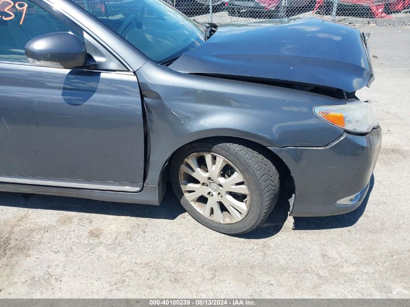 2011 Toyota Avalon VIN: 4T1BK3DB5BU377107 Lot: 40100239