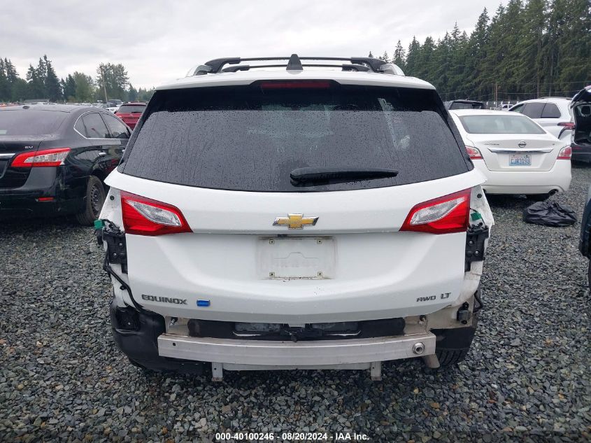 2018 Chevrolet Equinox Lt VIN: 3GNAXUEU6JS619156 Lot: 40100246