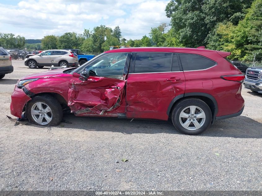 2021 Toyota Highlander L/Le VIN: 5TDBZRBH1MS086797 Lot: 40100274