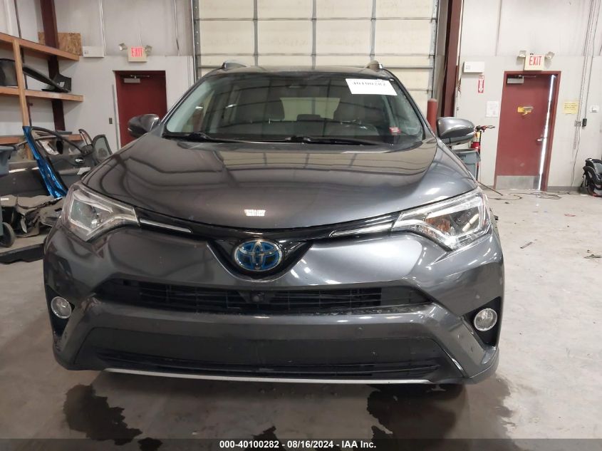 2018 Toyota Rav4 Hybrid Limited VIN: JTMDJREV7JD207826 Lot: 40100282