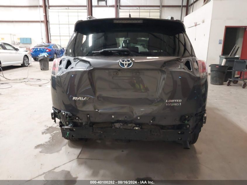 2018 Toyota Rav4 Hybrid Limited VIN: JTMDJREV7JD207826 Lot: 40100282