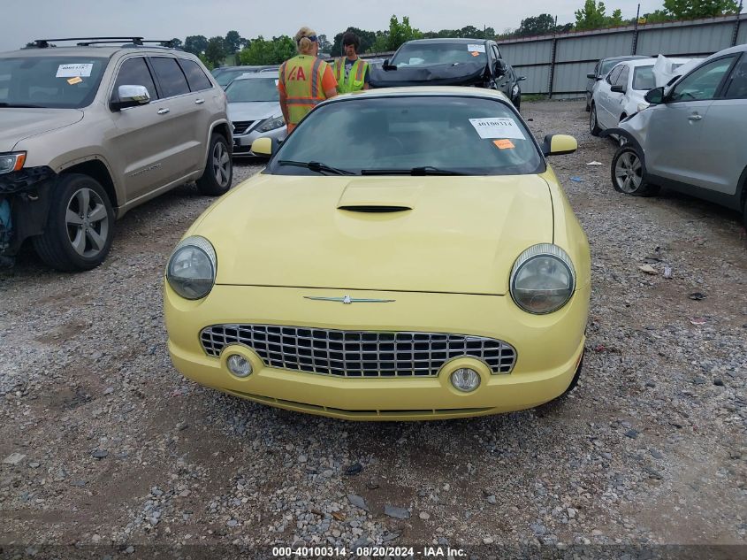 2002 Ford Thunderbird VIN: 1FAHP60A72Y120530 Lot: 40100314